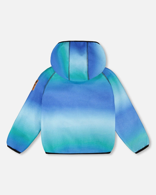 Softshell Jacket Blue To Black Gradient-1
