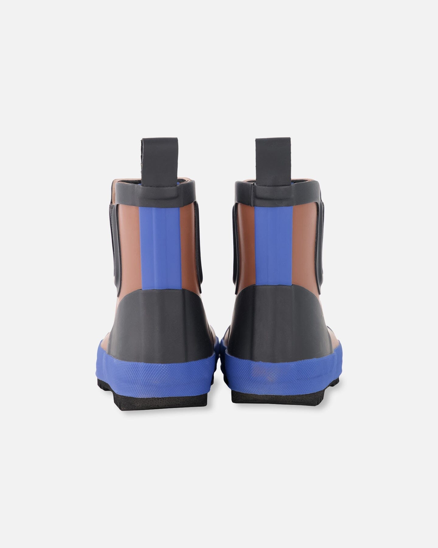Short Rain Boots In Natural Rubber Brown-3