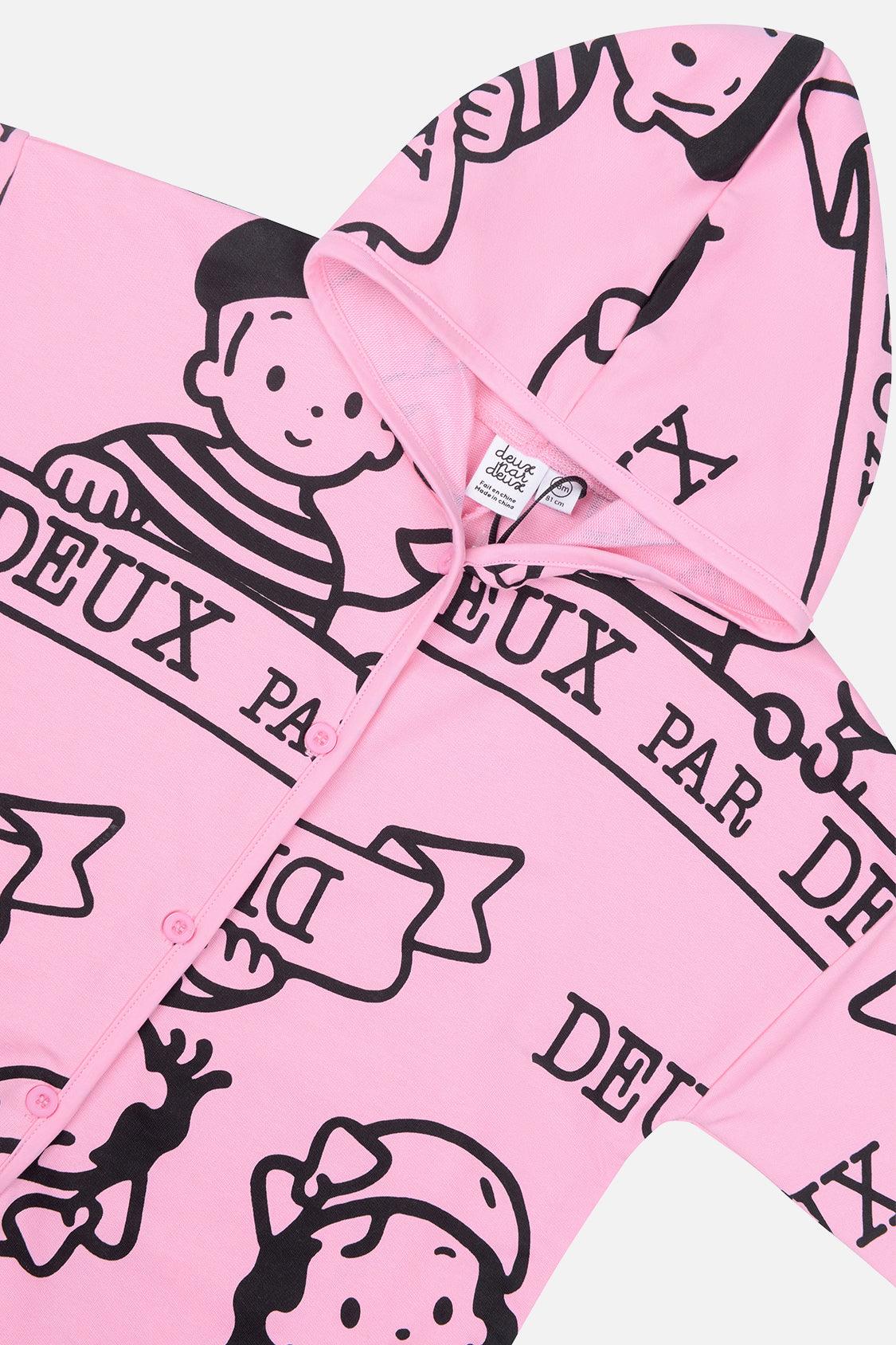 40Th Anniversary Printed Jersey One-Piece Soft Pink-3