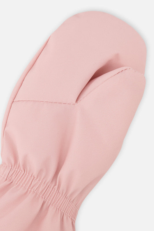 Lined Baby Mittens Pale Dusty Pink-1