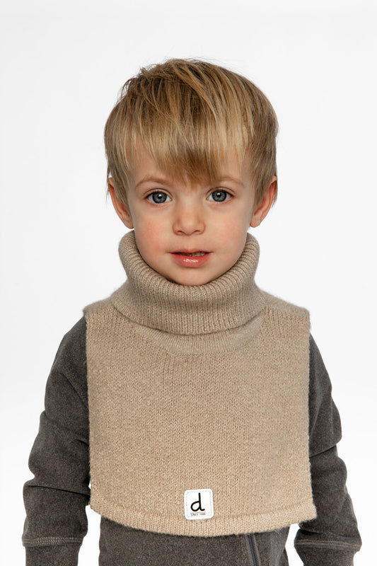 Knit Turtle Neckwarmer Light Taupe-1