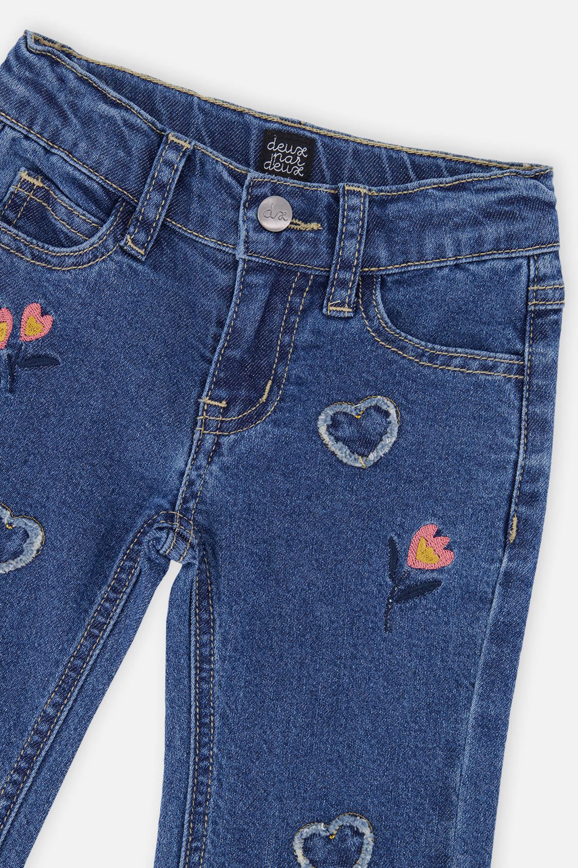 Baby Boot Leg Jeans Navy Blue Denim-2