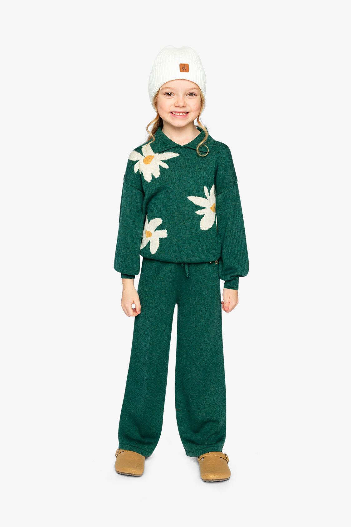Flare Pants Jasper Printed Green-4