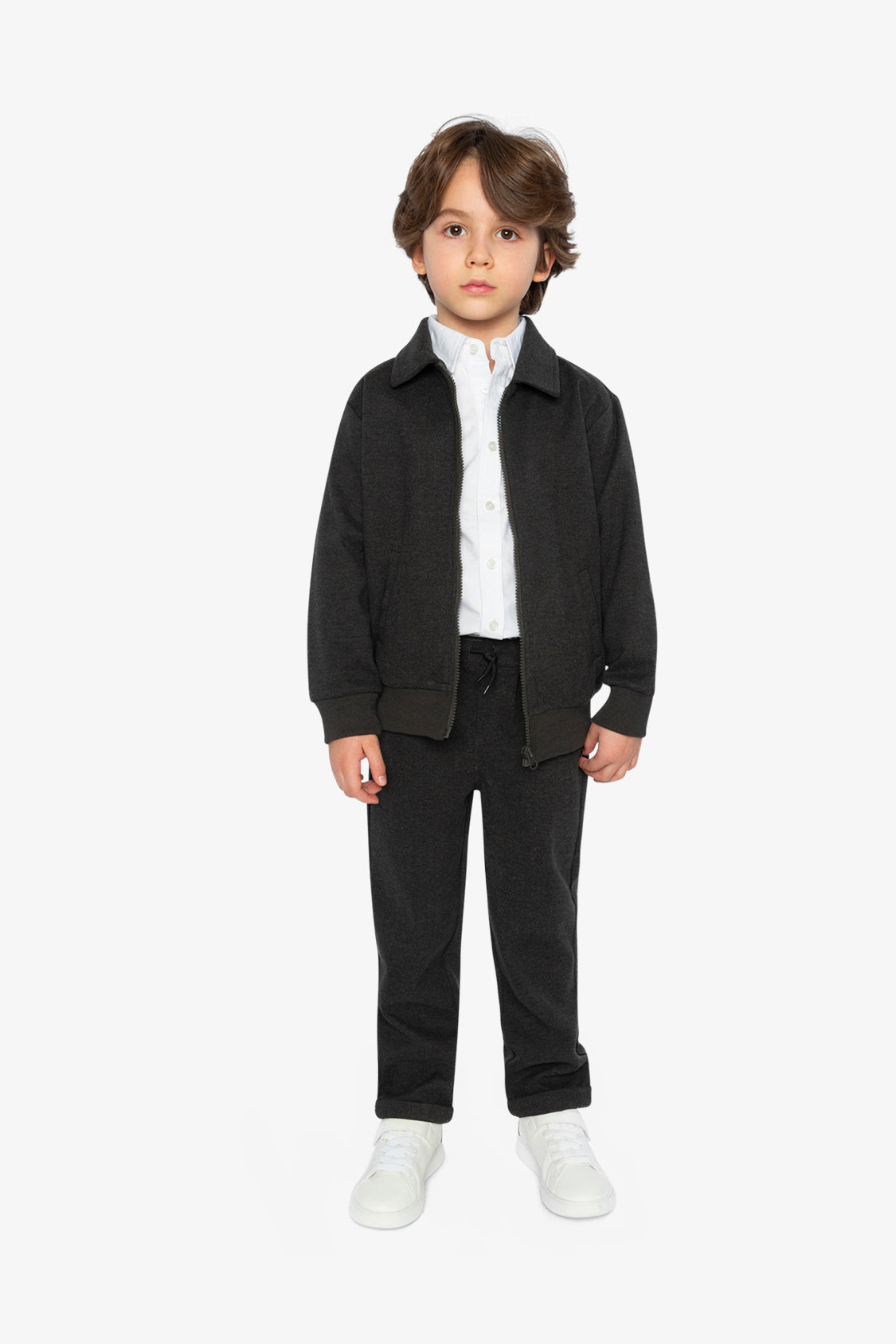 Stretch Twill Pants Black-4