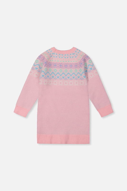 Knit Dress Light Pink-1
