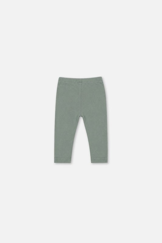 Baby Rib Leggings Green Printed Green-1