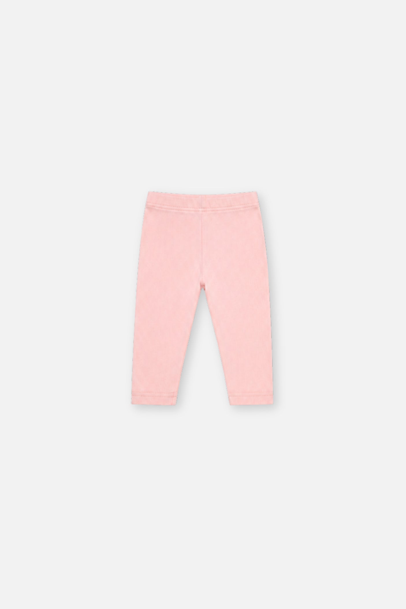 Baby Rib Leggings Pale Dusty Pink-1