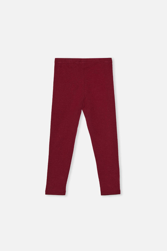 Baby Rib Leggings Reddish-Brown-1