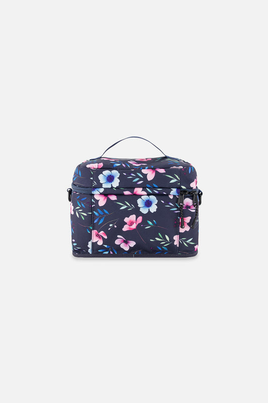 Lunch Box Blue Floral Print-1