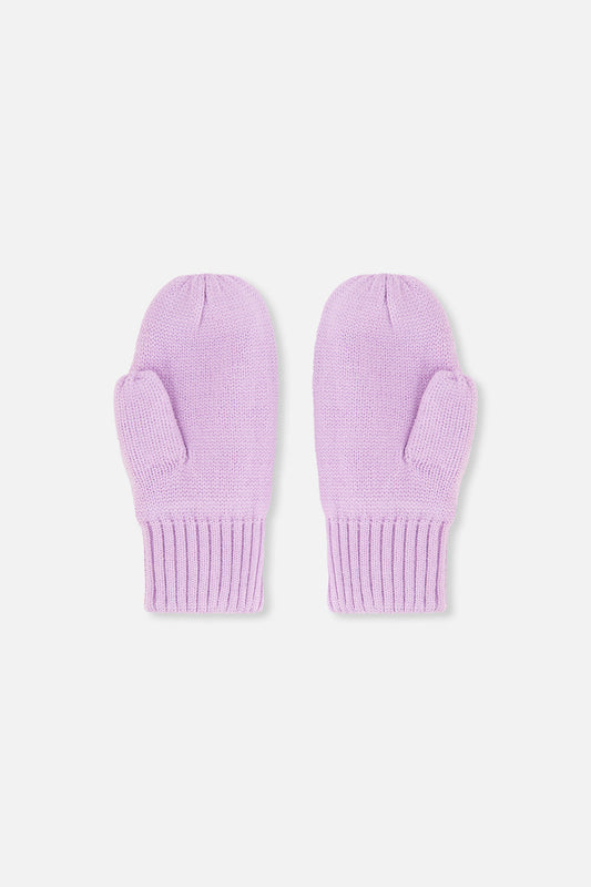 Knit Mittens Lavender-1