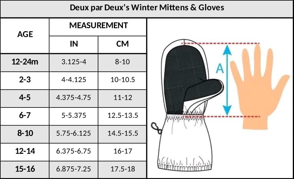 Winter Mittens Teknik Blue-4