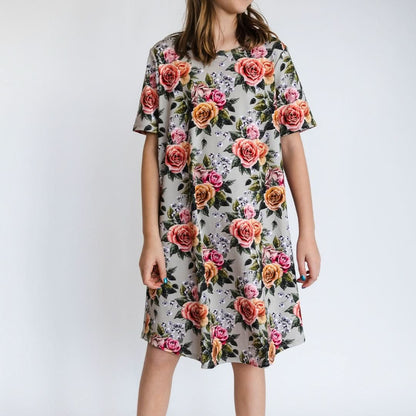 Youth Bamboo Winslow Dress | Antique Floral-0