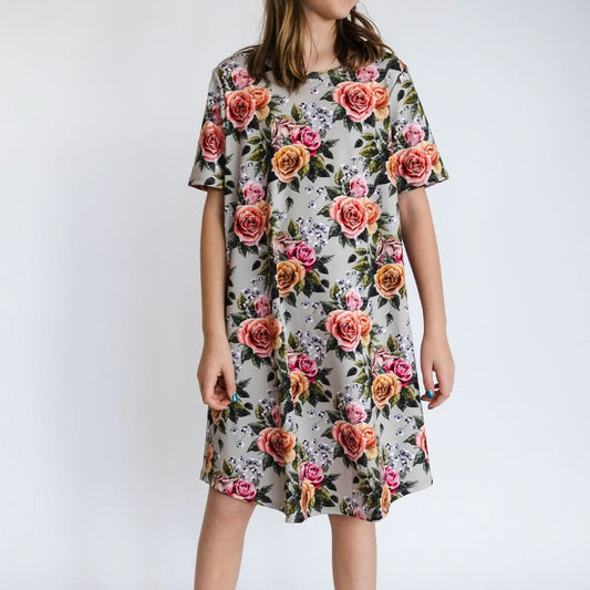 Youth Bamboo Winslow Dress | Antique Floral-0