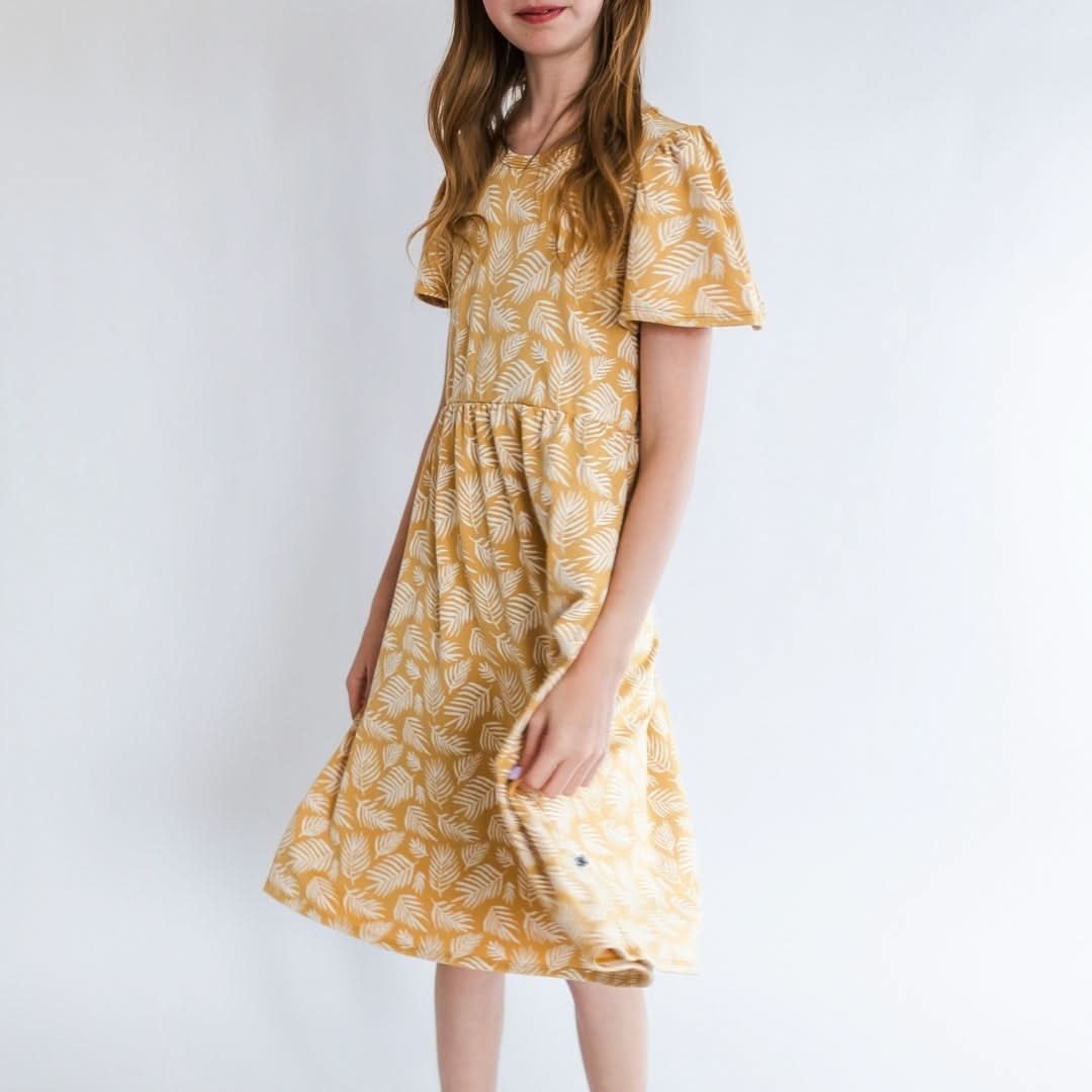 Youth Bamboo Kaia Dress | Antique Floral-4