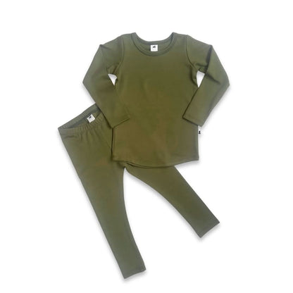 Kids' 2-Piece Bamboo Long Sleeve Lounge Set | Antique Floral-2