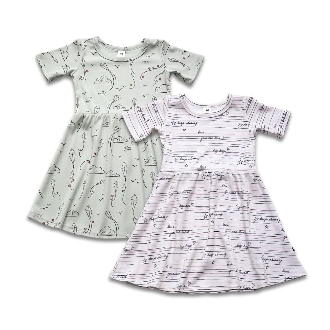 Baby/Kids' Bamboo Daphne Dress | Love Story-1