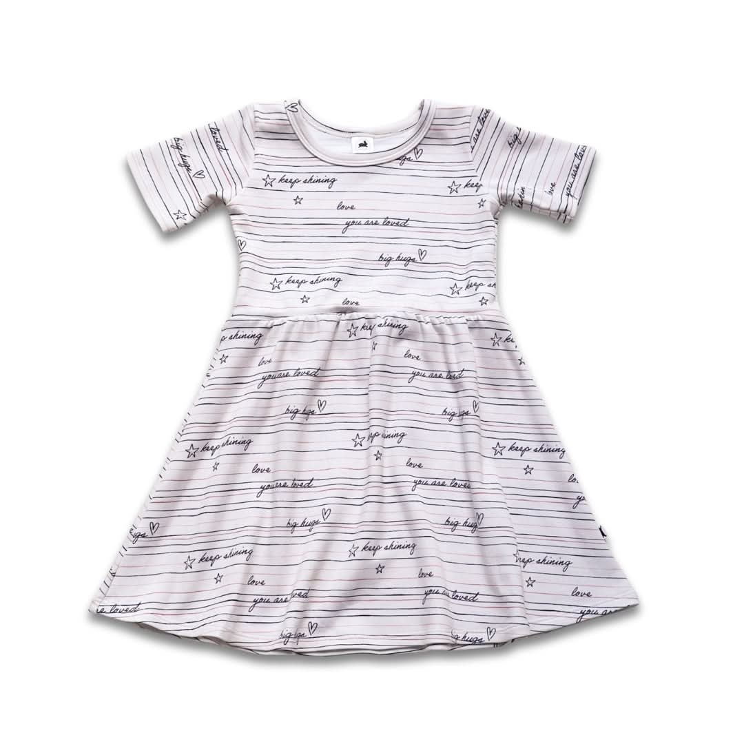 Baby/Kids' Bamboo Daphne Dress | Love Story-0