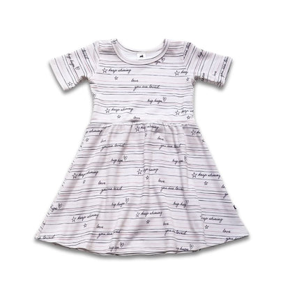 Baby/Kids' Bamboo Daphne Dress | Love Story-0