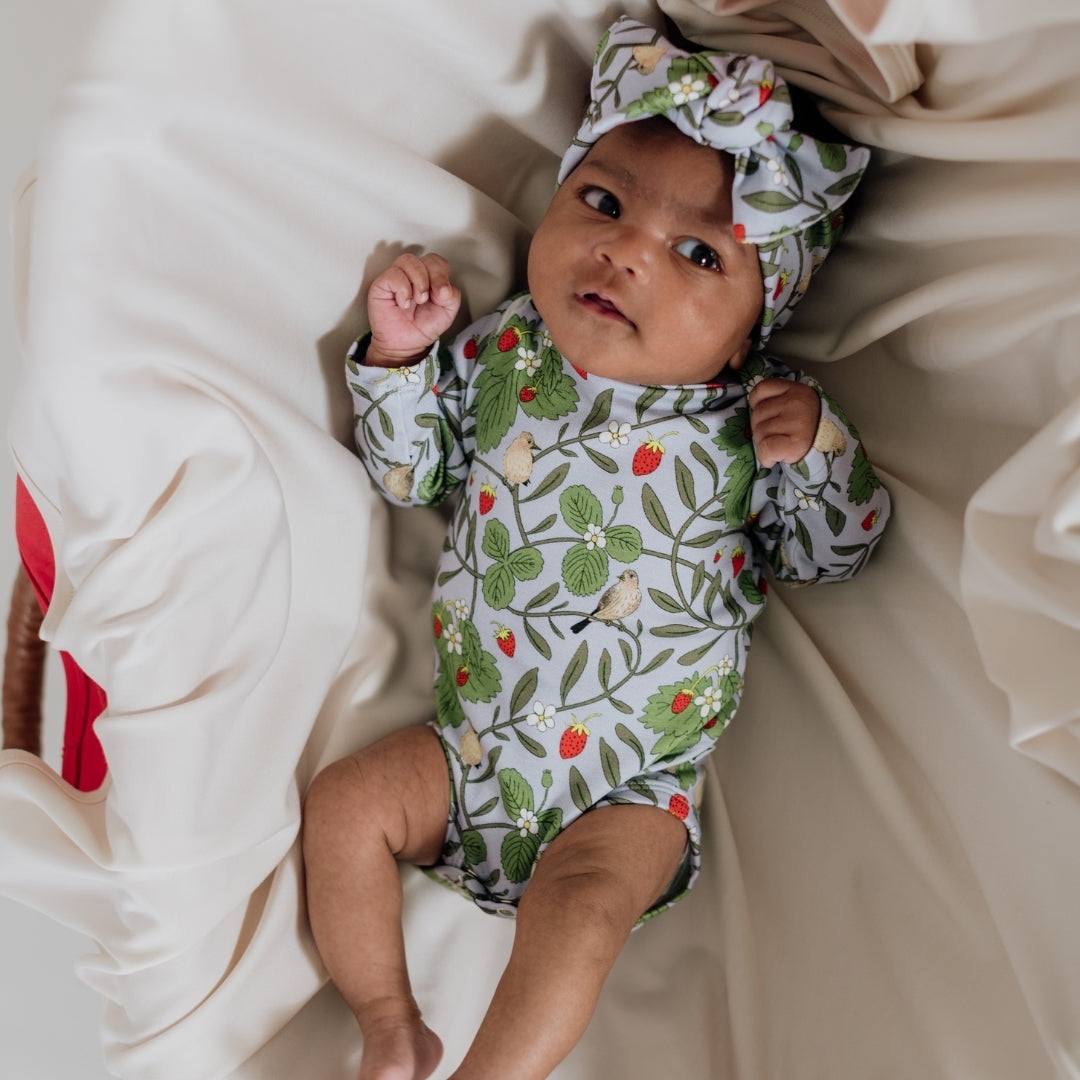 Bamboo Baby Capsule Gift Box - Strawberry Patch & Cream-2