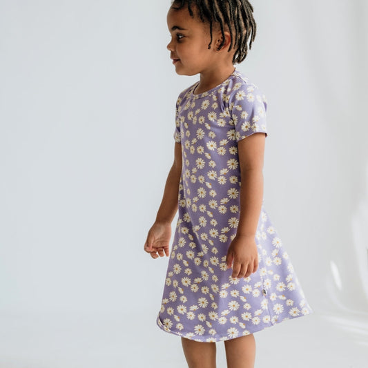 Kids Bamboo Short Sleeve Housedress-1