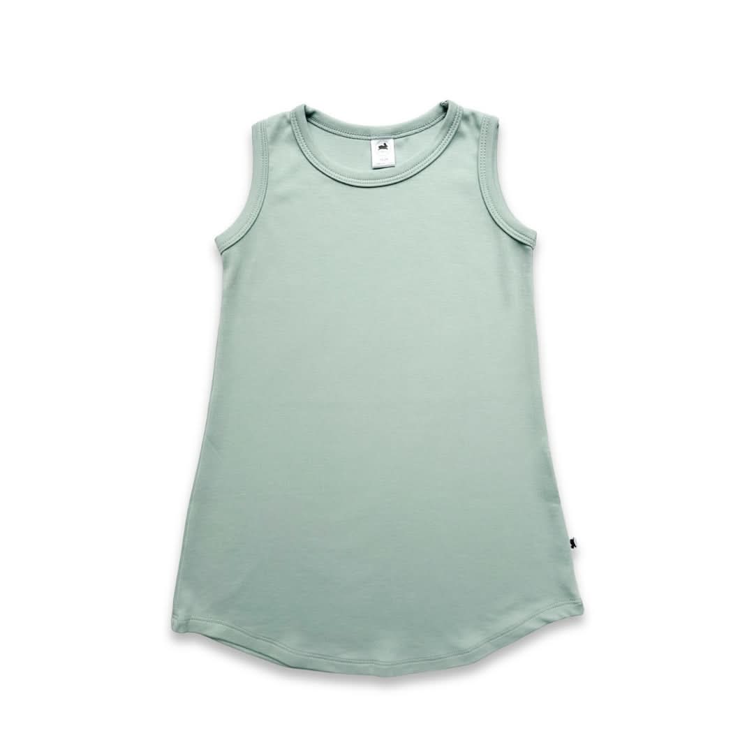Kids' Bamboo Tank Shift Dress | Seaglass-0