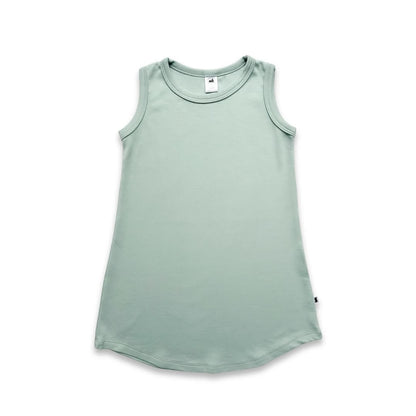 Kids' Bamboo Tank Shift Dress | Seaglass-0