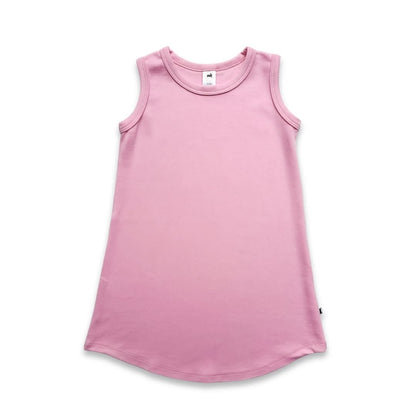 Kids' Bamboo Tank Shift Dress | Taffy Pink-0