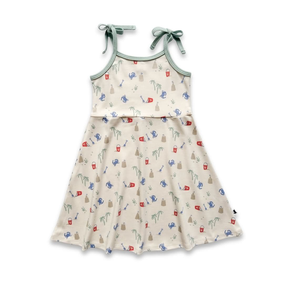 Kids' Bamboo Bow Strap Dress | Digging It-0