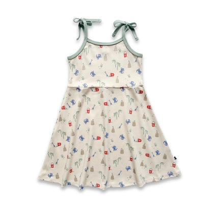 Kids' Bamboo Bow Strap Dress | Digging It-0