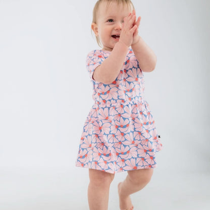 Baby/Kids' Bamboo Daphne Dress | Saltwater Floral-2