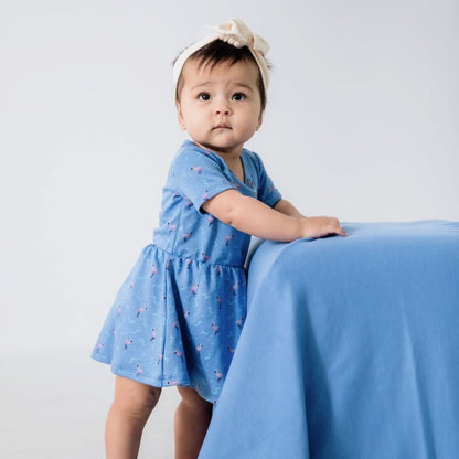 Baby/Kids' Bamboo Daphne Dress | Saltwater Floral-4