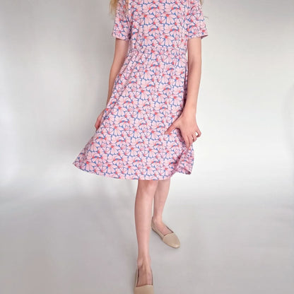 Youth Bamboo Daphne Dress | Saltwater Floral-2