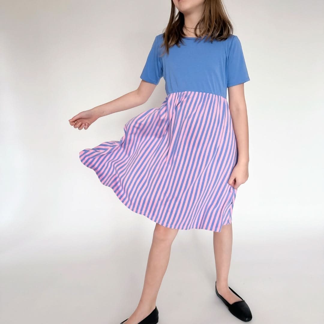 Youth Bamboo Daphne Dress | Saltwater Floral-3