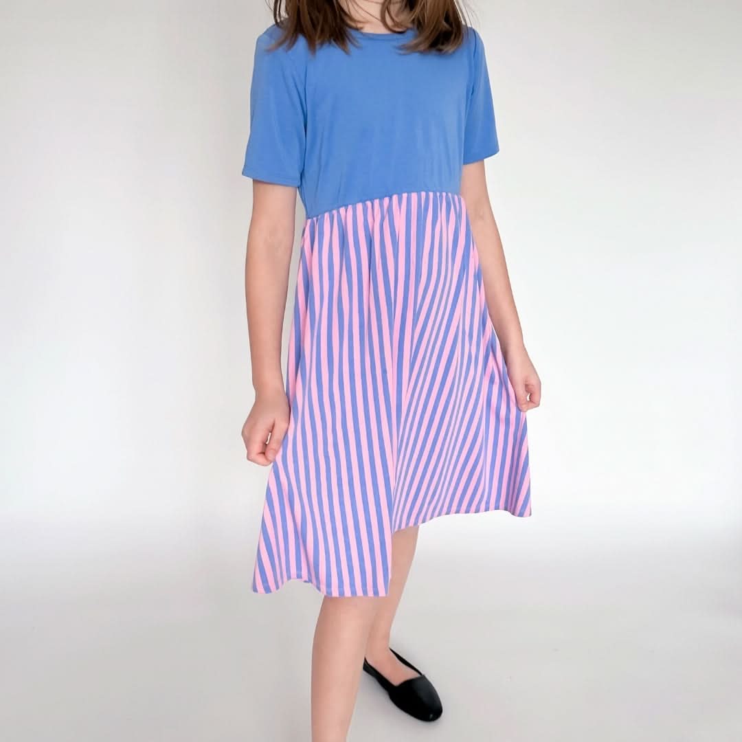 Youth Bamboo Daphne Dress | Saltwater Floral-4