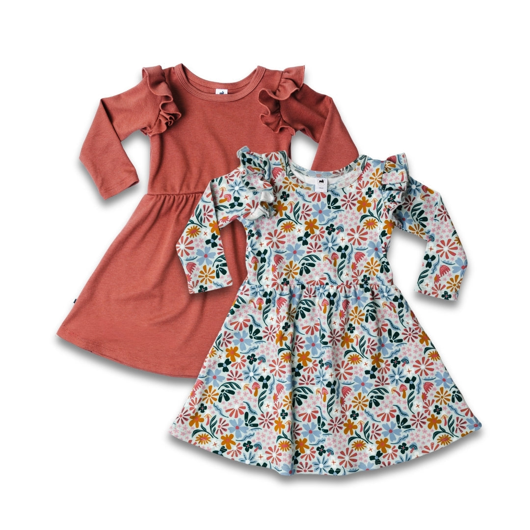 Baby/Kids' Bamboo Harper Dress | Floating Floral-1