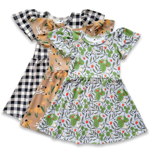 Kids Bamboo Kaia Dress-0