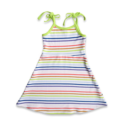 Kids Bamboo Bow Strap Dress-6