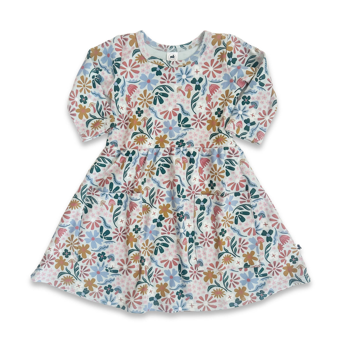 Baby/Kids' Bamboo Clementine Dress | Floating Floral-0