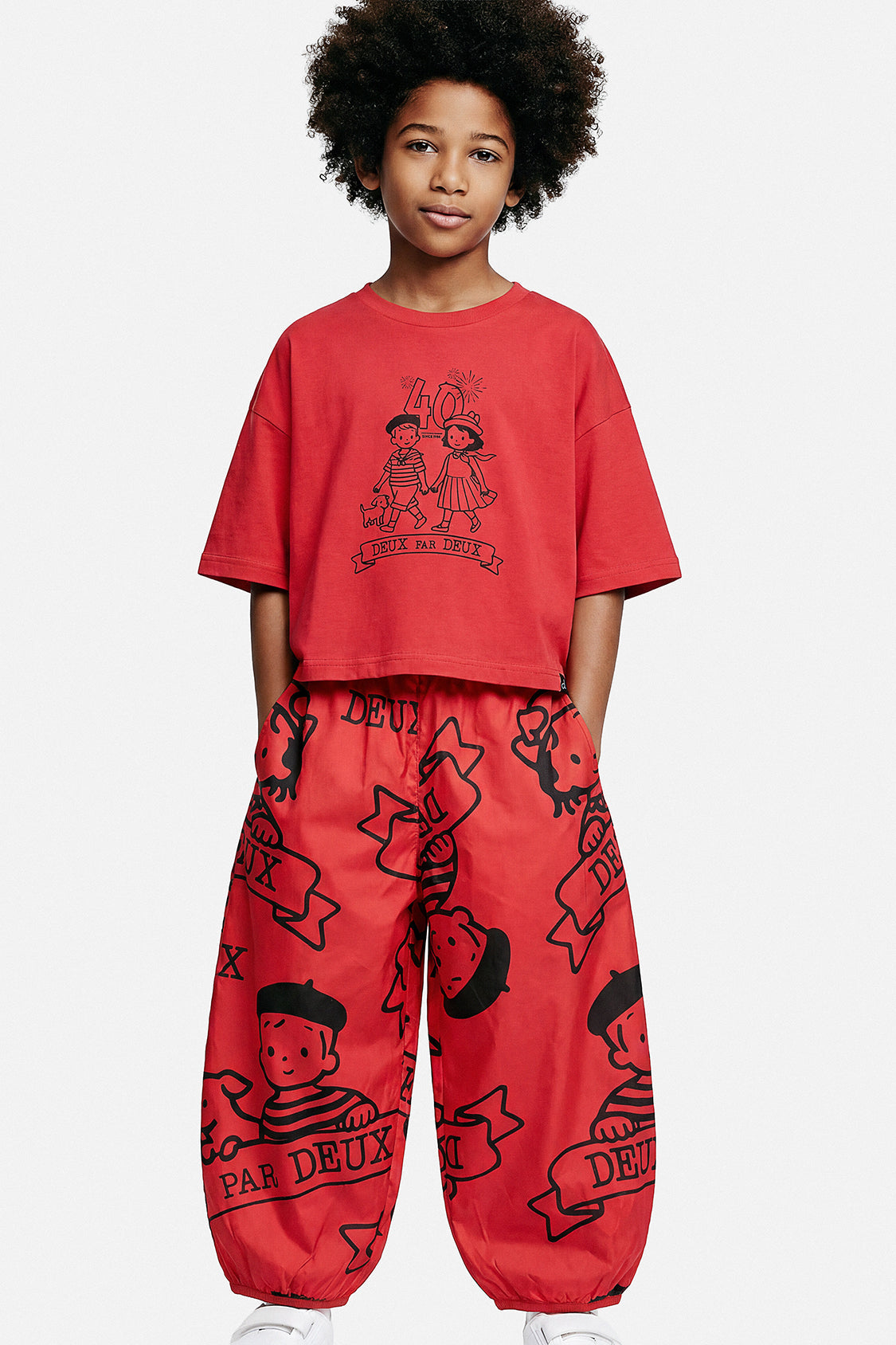 40Th Anniversary Graphic T-Shirt Poppy Red-1