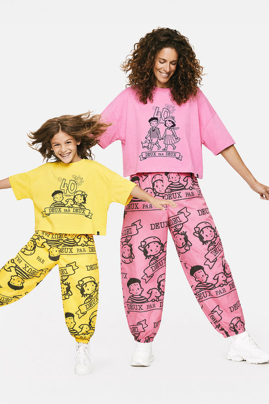 Adult 40Th Anniversary Graphic T-Shirt Soft Pink-1