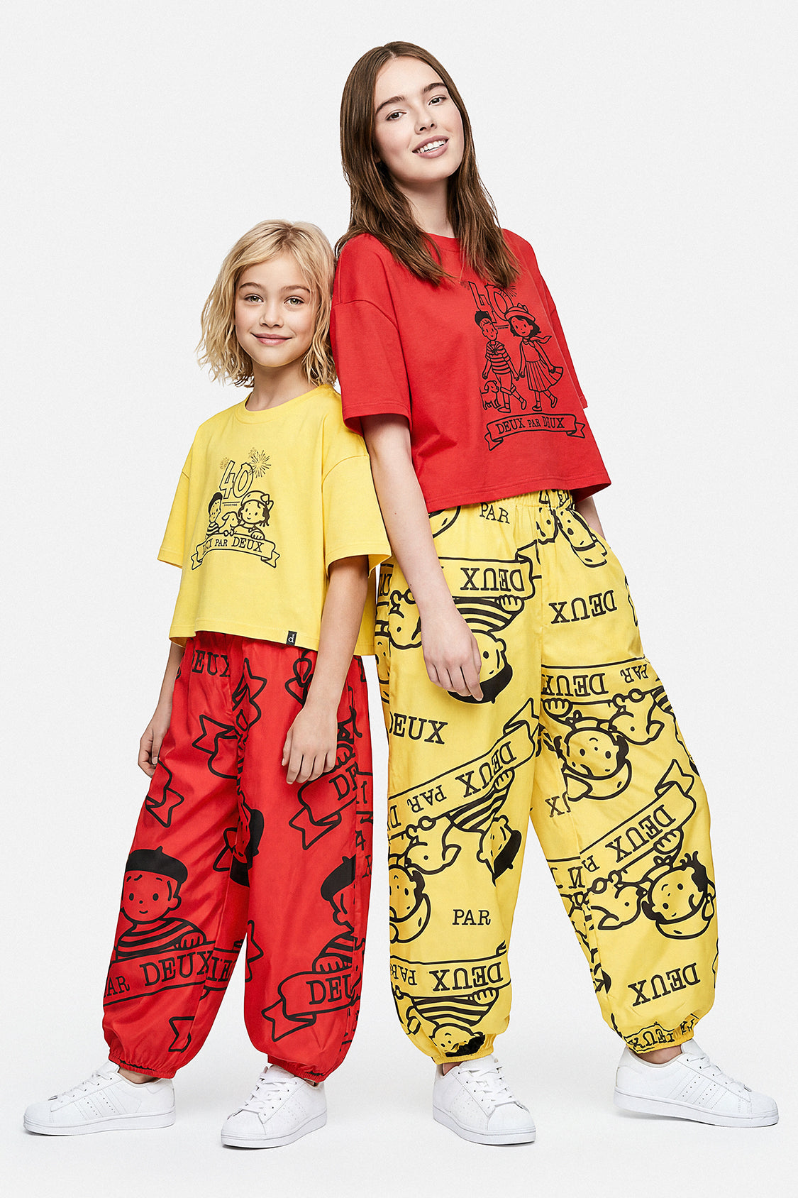 40th Anniversary Adult Printed Poplin Pant Honey Yellow-2