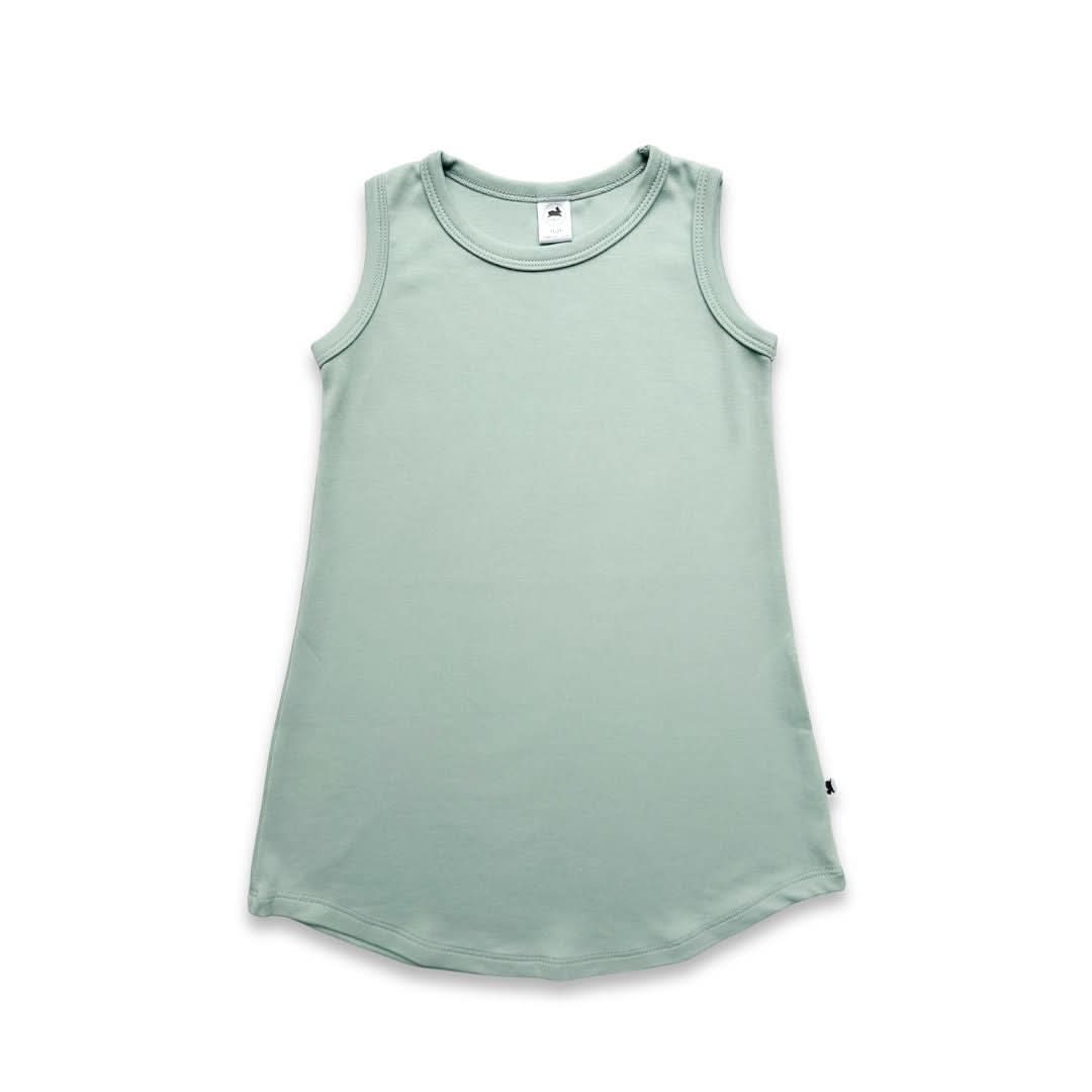 Youth Bamboo Tank Shift Dress | Seaglass-1