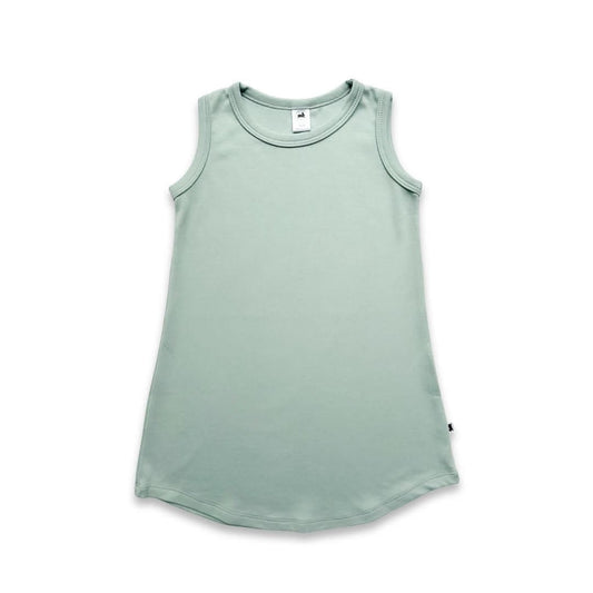 Youth Bamboo Tank Shift Dress | Seaglass-1