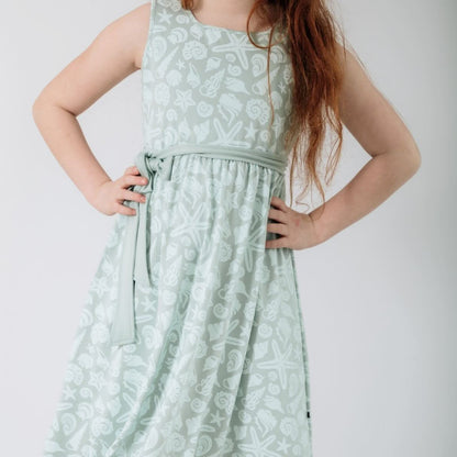 Youth Bamboo Square Neck Midi Dress | Coastal Keepsakes-2