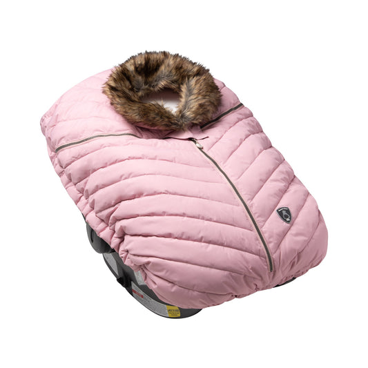 Winter Car Seat Cover In Pink-0
