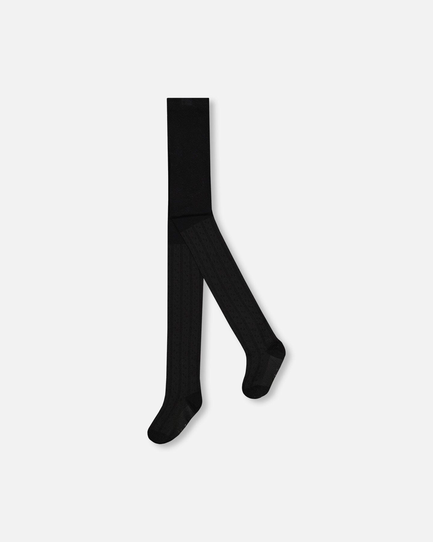 Baby Cable Tights Black-0