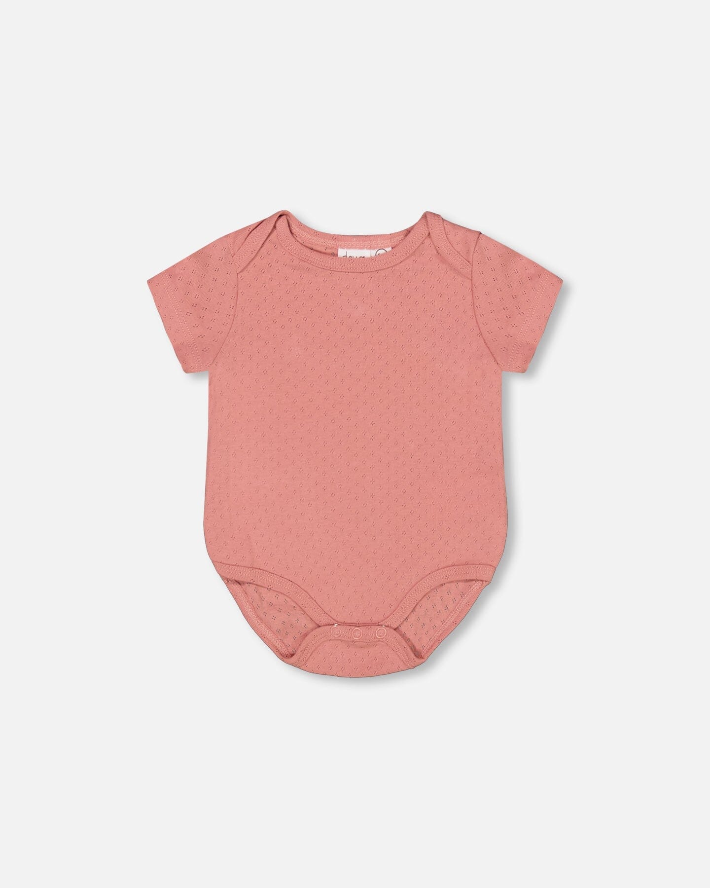 Organic Cotton Pointelle Knit Onesie And Shortall Set Heather Beige With Printed Cat-3