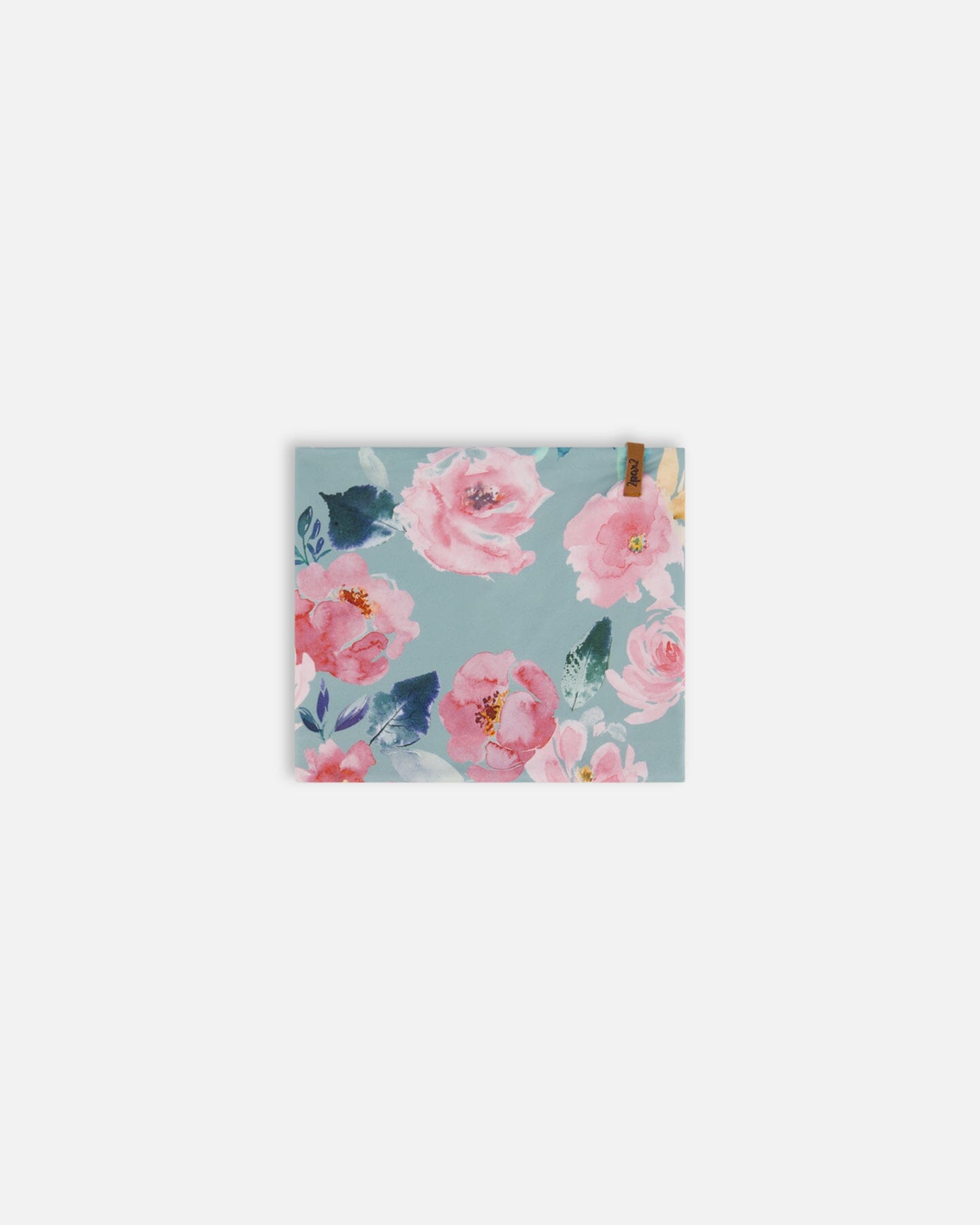 Neck Tube Printed Watercolor Roses-0