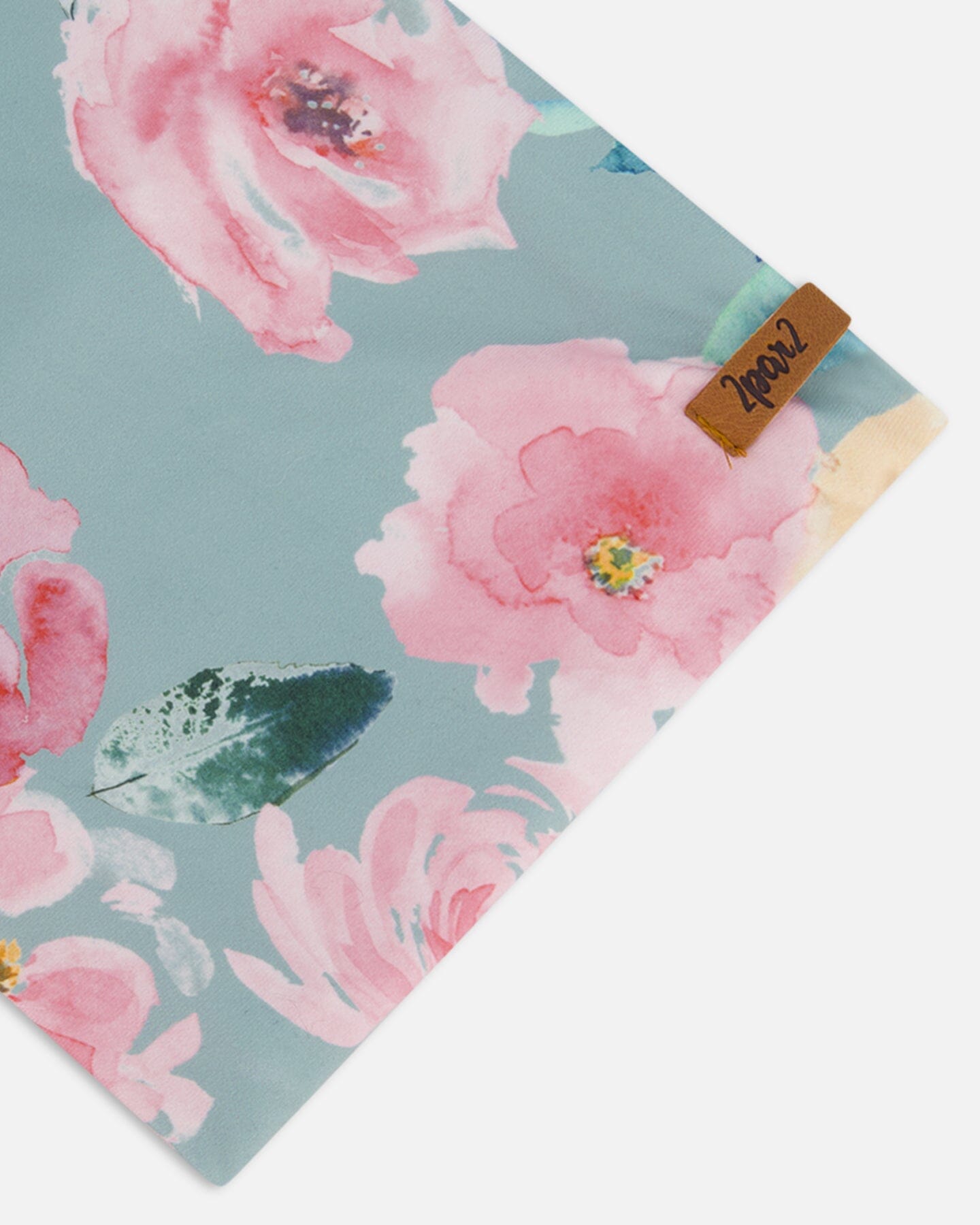Neck Tube Printed Watercolor Roses-2