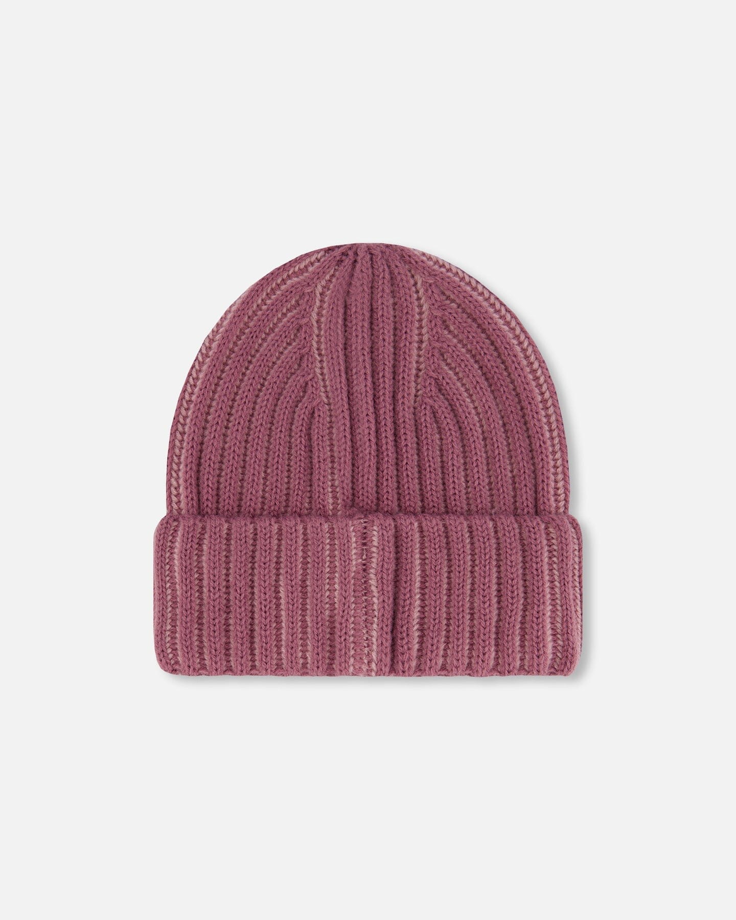 Solid Knit Hat Mauve-1